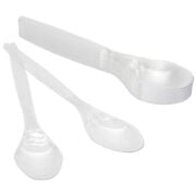 Lüks Plastik Kaşık 10 lu