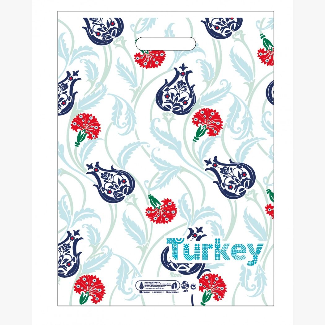 50x60 Çok Renkli Takviyeli Poşet 5 NO(750 Adet) Beyoğlu-Taksim