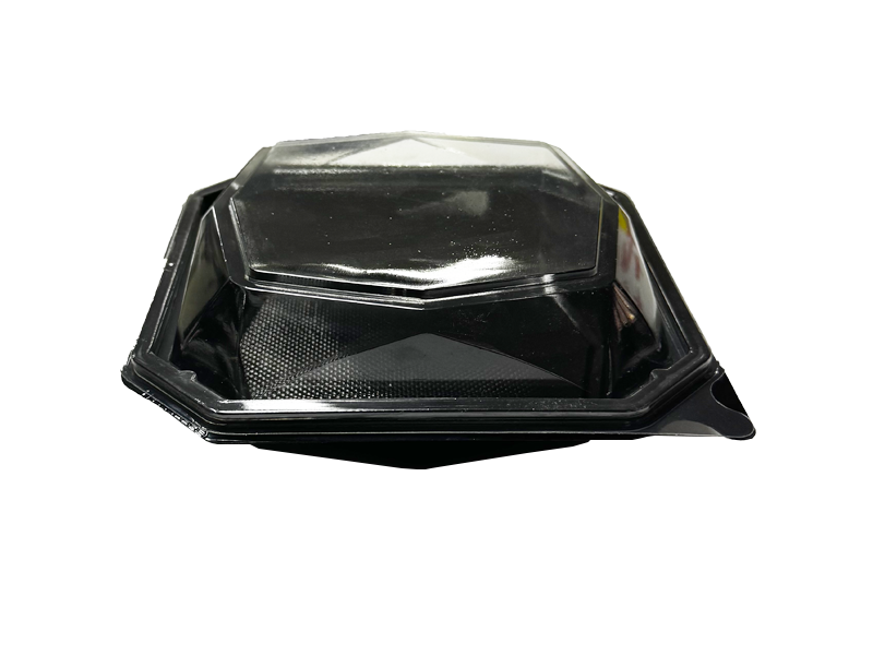 750 cc Şeffaf Salata Kabı Set Sekizgen - V246 (100 ADET)