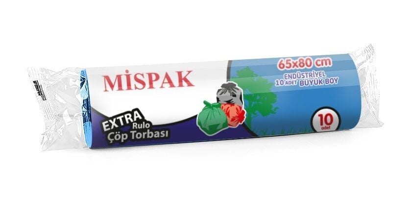 Eko Çöp Poşeti Büyük Boy Mavi 50 Rulo ( 65x80 cm )