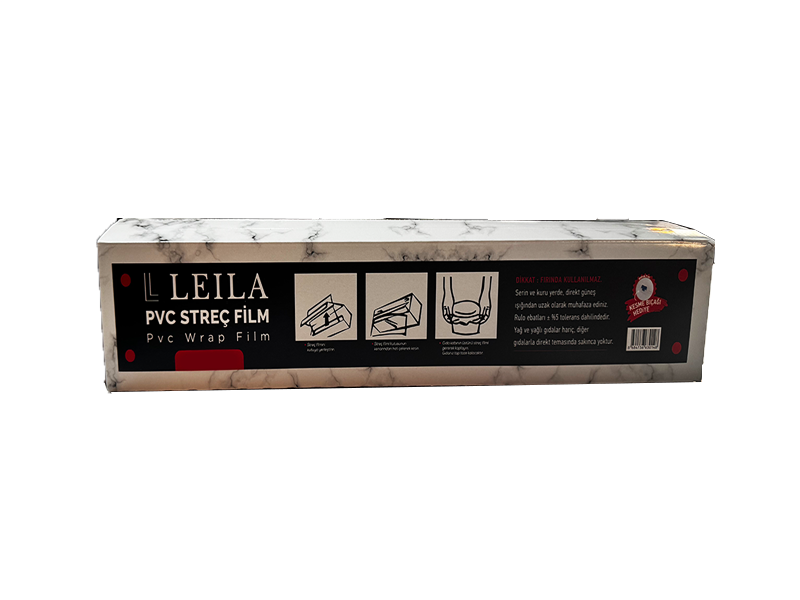 Leila Streç Film 45x150 Mt 8 Mic Kutulu ( 12 Adet )