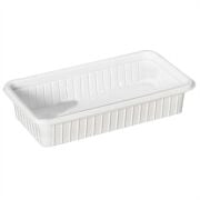 Plastik Dondurma Kabı Beyaz 250 Gr ( 100 Adet )