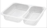 2 Bölmeli Mikrodalga Yemek Kabı (400 Adet )