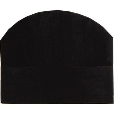 Aşçı Kepi Siyah 20 cm ( 500 Adet )