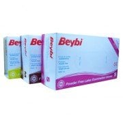Beybi Pudrasız Lateks Muayene Eldiveni ( S ) 20 Kutu