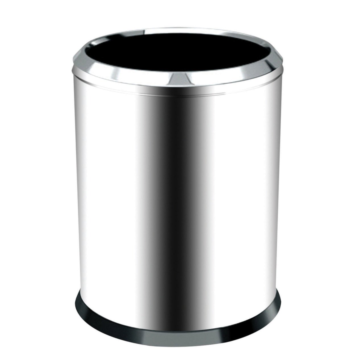 27 Lt Çemberli Çöp Kovası Paslanmaz(1 Adet)