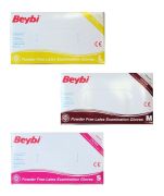 Beybi Pudrasız Lateks Muayene Eldiveni ( L ) 20 Kutu