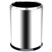 45 Lt Çemberli Çöp Kovası Paslanmaz (1 Adet)