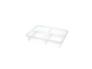 4 Bölmeli Mikrodalga Kahvaltı-Yemek Kabı ( 400 Adet )