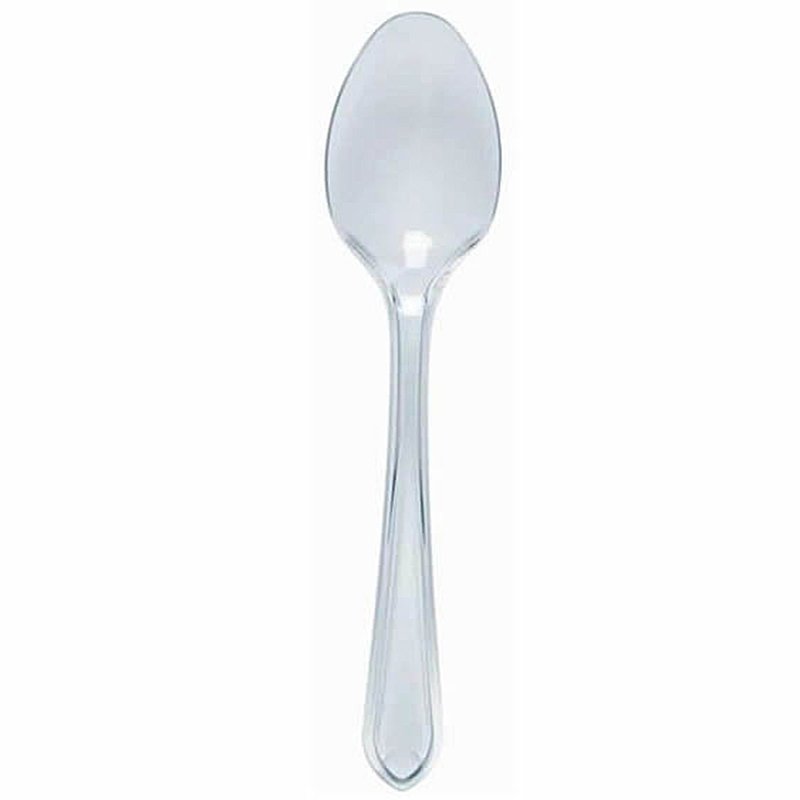 Lüks Plastik Büyük Kaşık ( 100 Adet )
