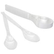 Lüks Plastik Kaşık (10 lü x 100 Paket )