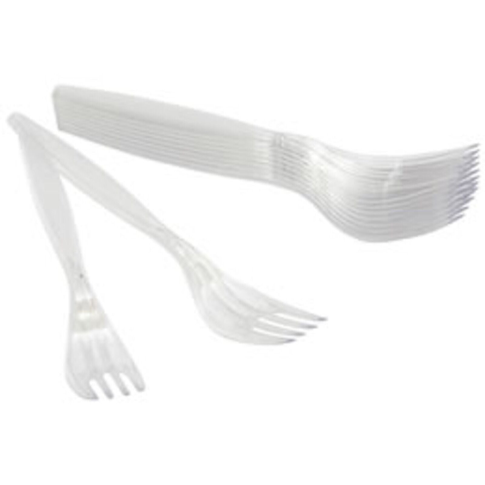 Lüks Plastik Çatal  (10 lü x 100 Paket )