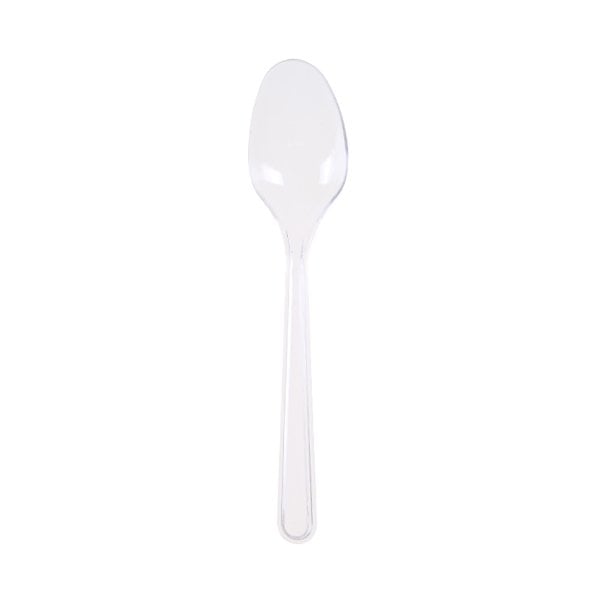 Plastik Eko Sup Kaşık Şeffaf ( 6000 Adet )