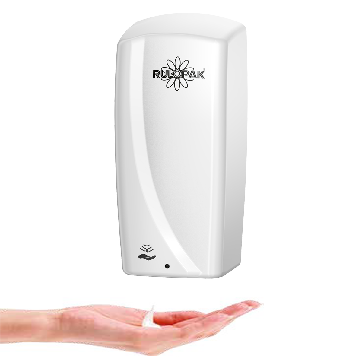 Sensörlü Sıvı Sabun Dispenseri Beyaz 1000 ML (Adaptörlü)