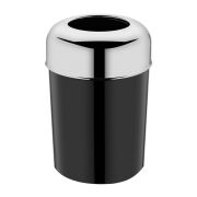Pota Kapak Çöp Kovası 15 Litre Krom