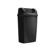 25Lt Duvara Monte Siyah Çöp Kovası (1 Adet)
