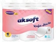 Aksoft Rulo Havlu 6'LI x 4 PK (24 Rulo)