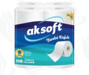 Aksoft Tuvalet Kağıdı 8'li