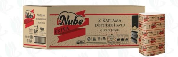 Dispenser Z Havlu 200 Yaprak (19x20 cm) 12 Paket