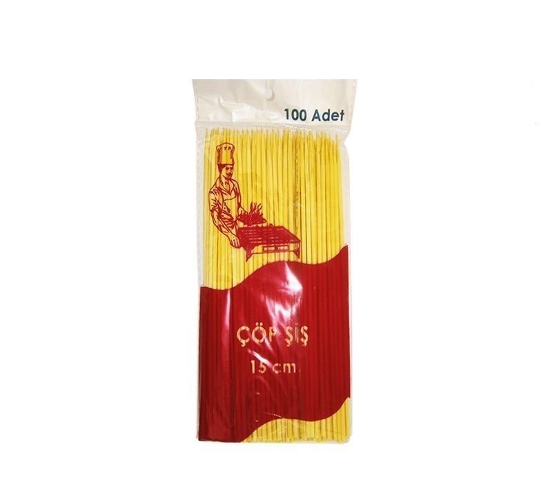 Çöp Şiş 15 cm ( 100 Adet )