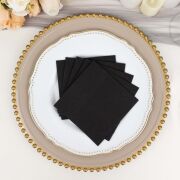 Airlaid Peçete 20x20 Siyah (48 Paket)