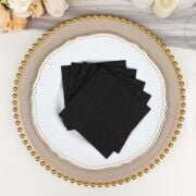 Airlaid Peçete 20x20 Siyah (50'li Paket)