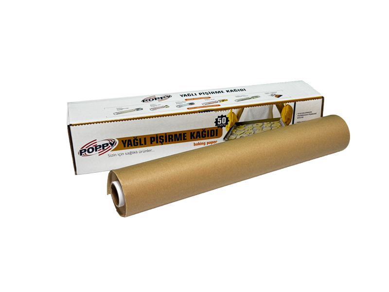 Kraft Yağlı Pişirme Kağıdı 50 mt ( 1 Kutu )