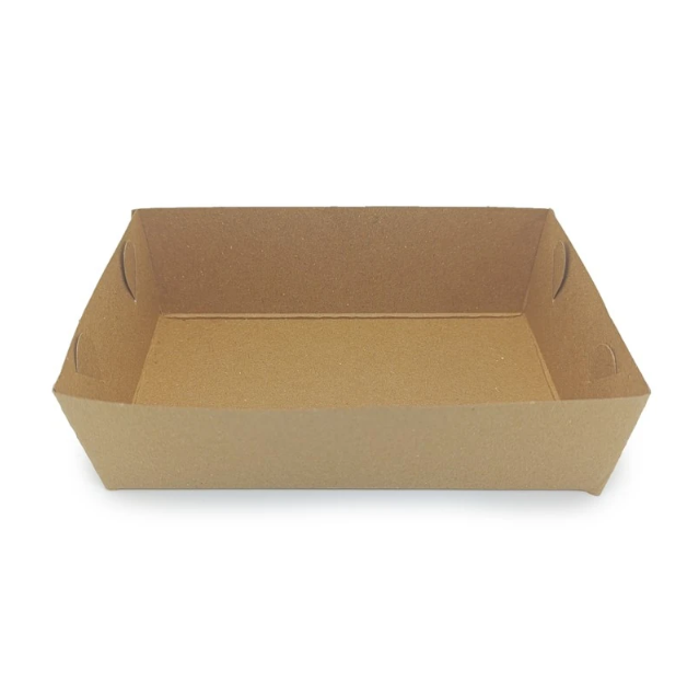 Kraft Kayık Tabak 15x10x4,5 cm (200'lü)