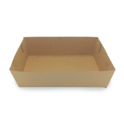 Kraft Kayık Tabak 15x10x4,5 cm (200'lü)
