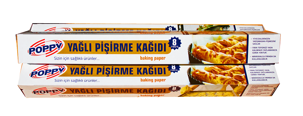 Yağlı Pişirme Kağıdı 16 Yaprak ( 50 Kutu )