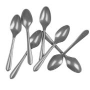 Gümüş Lüks Plastik Kaşık ( 50 Adet )