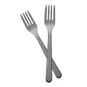 Gümüş Lüks Plastik Çatal ( 50 Adet )