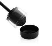 Yuvarlak Elite Silikon Tuvalet Fırçası Siyah ( 1 Adet )