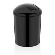 Kelebek Kapak Çöp Kovası 15 Litre Siyah