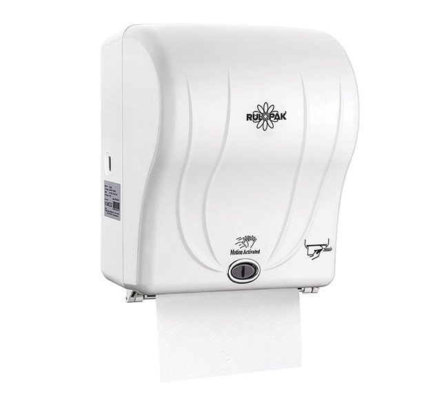 Rulopak Sensörlü Havlu Makinesi 21 cm Beyaz