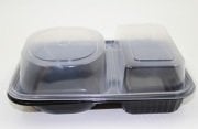2 Bölmeli Hamburger Kabı Set - V410 ( 400 Adet )