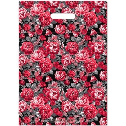 40x50 Çok Renkli Takviyeli Poşet 4 NO(1000 Adet) Gül