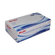 Beybi Pudrasız Mavi Nitril Medikal Muayene Eldiveni 100 Adet