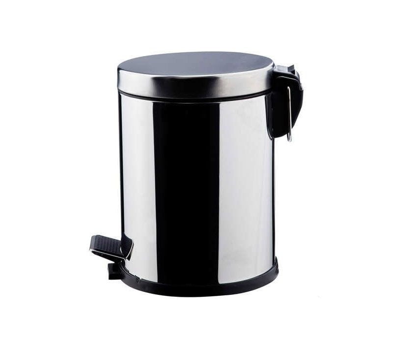3 Lt Pedallı Çöp Kovası Paslanmaz ( 1 Adet )