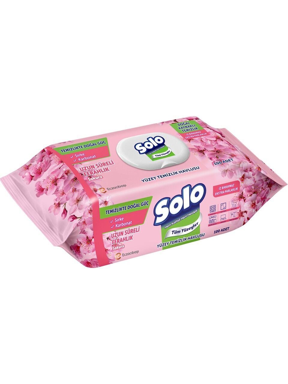 Solo Yüzey Temizlik Havlusu ( 12 Paket x 100'lü)