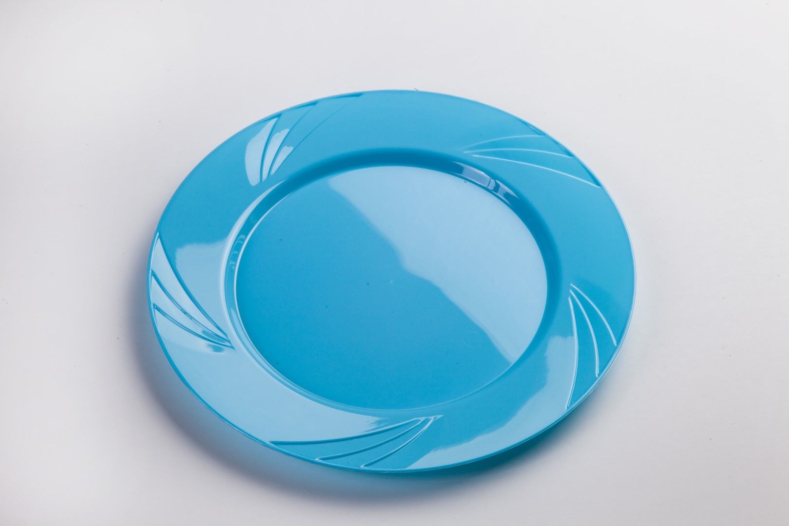 Parti Mika Tabak 23 cm ( 6 Adet ) Mavi