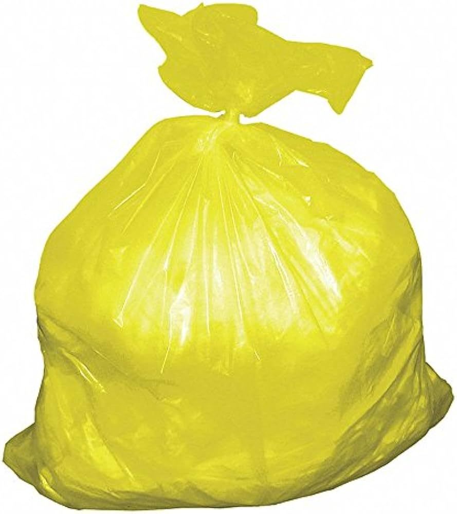 Endüstriyel Çöp Poşeti Hantal (120x150 ) Sarı 1000G 10 Rulo