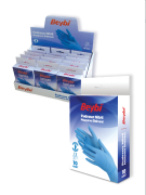 Mavi Nitril Muayene Eldiveni 10'lu (15 Paket )