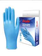 Mavi Nitril Muayene Eldiveni 10'lu