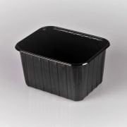 500 cc Kapaksız Şale Kabı - V74 SİYAH (1000 Adet)