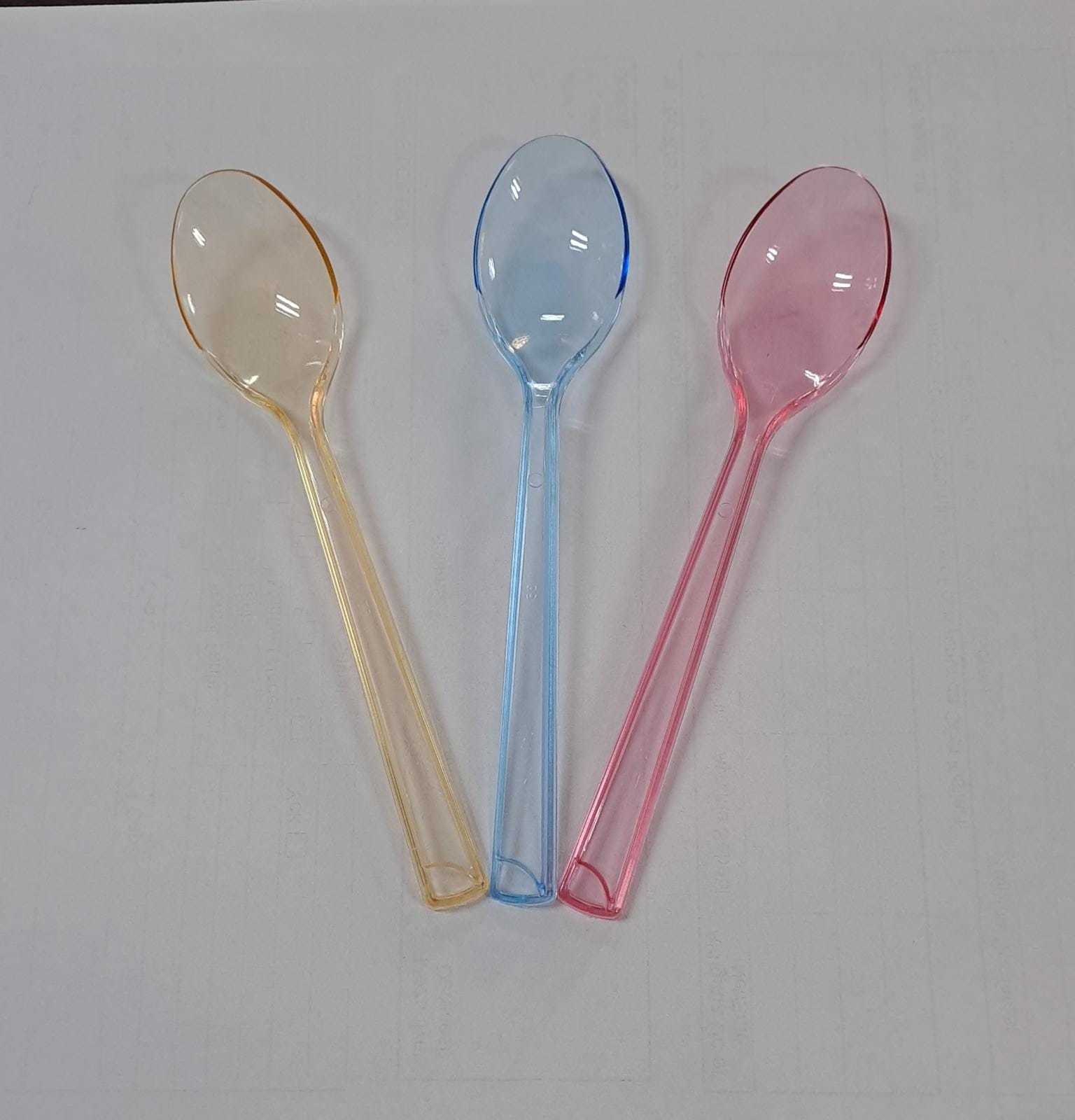 Plastik Dondurma Kaşığı Renkli ( 3900 Adet )