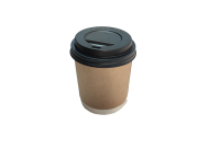 80 mm Karton Bardak Kapağı Beyaz (100'lü)