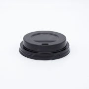 90 mm Karton Bardak Kapağı Siyah (1000'li)