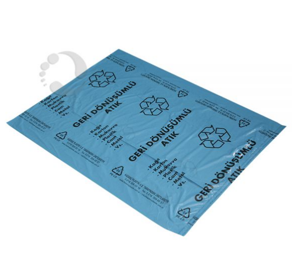 Geri Dönüşüm Atık Poşeti Rulo 55x60 Orta Boy ( 10 Adet )