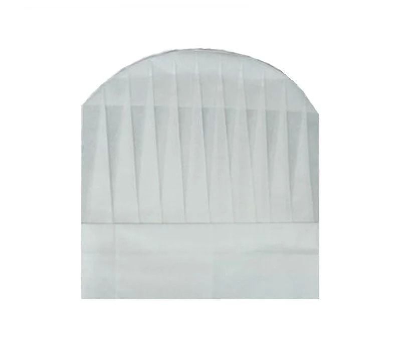 Aşçı Kepi Beyaz 20 cm ( 10 Adet )